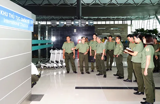 Công an TP Cần Thơ khảo sát các đơn vị cửa khẩu và an ninh hàng không