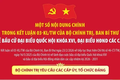 Kết luận 03-KL/TW của Bộ Chính trị, Ban Bí thư về lãnh đạo công tác bầu cử