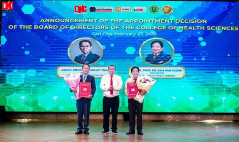 Trường Đại học Nam Cần Thơ công bố Ban Giám hiệu Trường Khoa học Sức khỏe