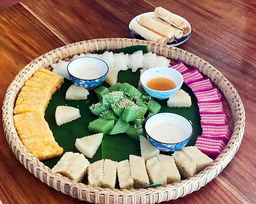 Mẹt bánh dân gian cồn Sơn
