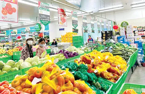 Thị trường thực phẩm chay tháng Giêng sôi động