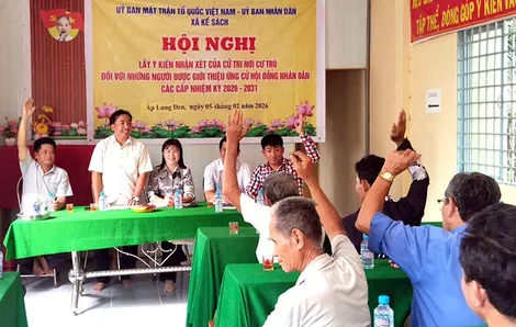 Tập trung thực hiện đạt kết quả công tác bầu cử