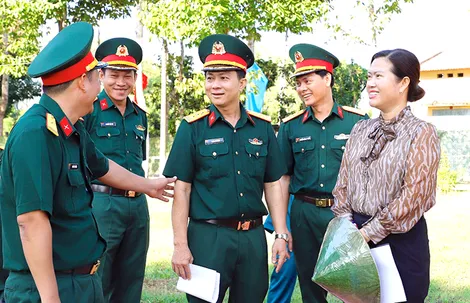 Lãnh đạo thành phố kiểm tra công tác chuẩn bị Lễ giao nhận quân năm 2026 tại Cụm số 2