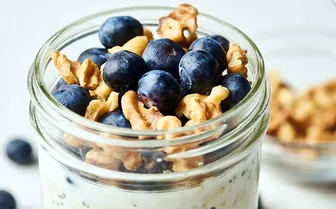 Kết hợp việt quất với quả óc chó để tăng cường sức khỏe