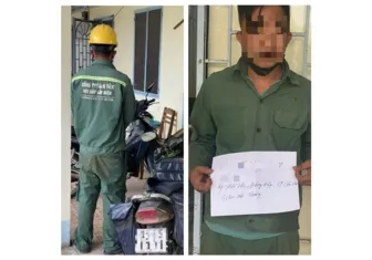 Bắt đối tượng giả công nhân cắt trộm dây cáp quang