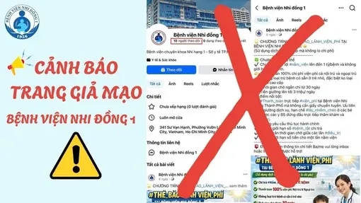 Sức khỏe

Bệnh viện Nhi Đồng 1 phát cảnh báo có trang fanpage giả mạo bệnh viện
