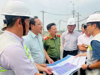 Khảo sát tiến độ xây dựng, phòng cháy chữa cháy tại khu công nghiệp Vĩnh Thạnh giai đoạn 1 và 2