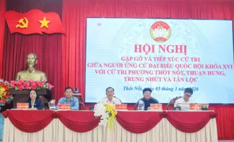 Cử tri đặt nhiều kỳ vọng vào chương trình hành động của các ứng cử viên đại biểu Quốc hội khóa XVI tại Đơn vị bầu cử số 2