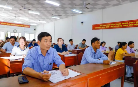 Trên 200 cán bộ xã, phường được tập huấn nghiệp vụ an toàn, vệ sinh lao động