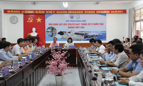 Ứng dụng vật liệu Zeolite NaP1 trong xử lý nước thải ngành thủy sản