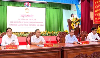 Ứng cử viên đại biểu HĐND TP Cần Thơ tiếp xúc cử tri phường Phú Lợi và Sóc Trăng