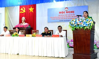 Ứng cử viên đại biểu HĐND TP Cần Thơ tiếp xúc cử tri xã Lai Hòa và phường Vĩnh Phước