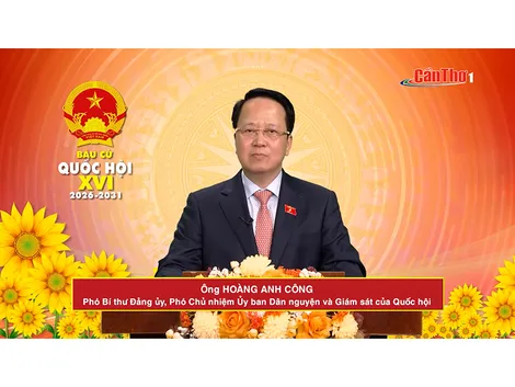 Ông Hoàng Anh Công - Phó Bí thư Đảng ủy, Phó Chủ nhiệm Ủy ban Dân nguyện và Giám sát của Quốc hội