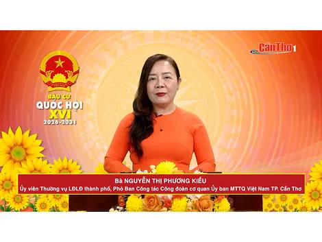 Bà Nguyễn Thị Phương Kiều – Ủy viên Thường vụ LĐLĐ thành phố, Phó Ban Công tác Công đoàn cơ quan Ủy ban MTTQ Việt Nam TP. Cần Thơ