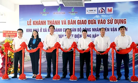 Khánh thành khu nhà ở xã hội dành cho cán bộ, công nhân viên vận hành Nhà máy Nhiệt điện Sông Hậu 1