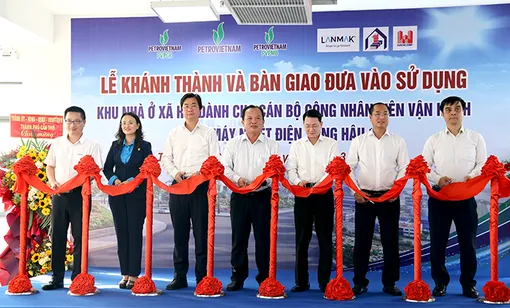 Khánh thành khu nhà ở xã hội dành cho cán bộ, công nhân viên vận hành Nhà máy Nhiệt điện Sông Hậu 1