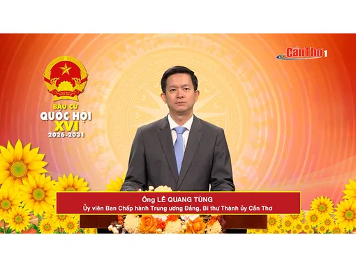 Ông Lê Quang Tùng – Ủy viên Ban Chấp hành Trung ương Đảng, Bí Thư Thành ủy Cần Thơ