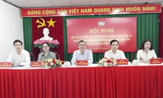 Cử tri phường Cái Khế kỳ vọng, khi trúng cử các đại biểu thực hiện tốt chương trình hành động