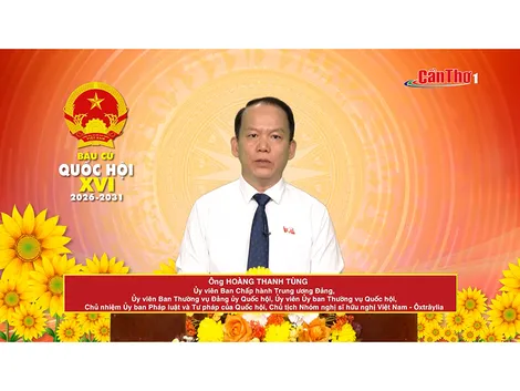 Ông Hoàng Thanh Tùng – Ủy viên BCH TW Đảng, Chủ nhiệm Ủy ban Pháp luật và Tư pháp của Quốc hội