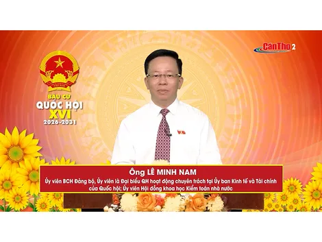 Ông Lê Minh Nam – Ủy viên BCH Đảng bộ, Ủy viên là Đại biểu QH hoạt động chuyên trách tại Ủy ban Kinh tế và Tài chính của Quốc hội; Ủy viên Hội đồng khoa học kiểm toán Nhà nước