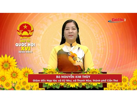 Bà Nguyễn Kim Thùy – Giám đốc Hợp tác xã Kỳ Như, xã Thạnh Hòa, thành phố Cần Thơ