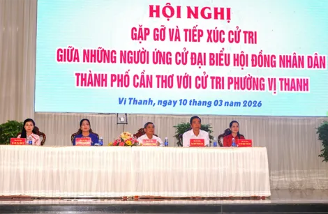 Cử tri phường Vị Thanh mong muốn các đại biểu nếu trúng cử nói đi đôi với làm