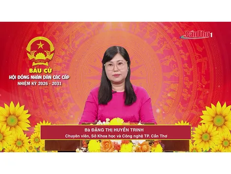Bà Đặng Thị Huyền Trinh – Chuyên viên, Sở Khoa học và Công nghệ TP. Cần Thơ
