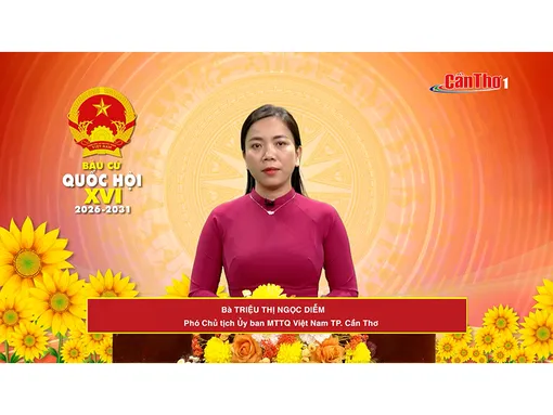 Bà Triệu Thị Ngọc Diễm – Phó Chủ tịch Ủy ban MTTQ Việt Nam thành phố Cần Thơ