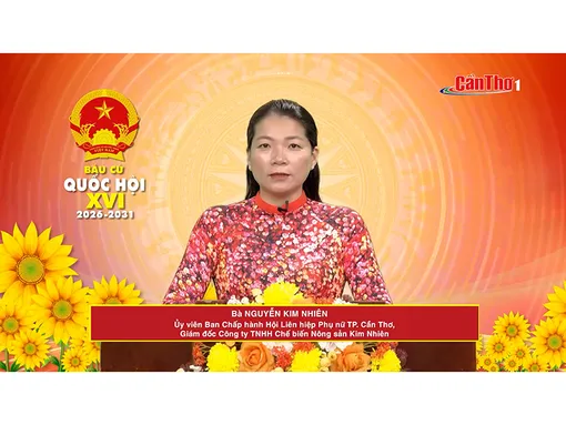 Bà Nguyễn Kim Nhiên – Giám đốc Công ty TNHH Chế biến Nông sản Kim Nhiên