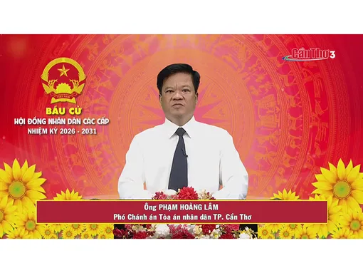 Ông Phạm Hoàng Lâm – Phó Chánh án Tòa án nhân dân TP. Cần Thơ