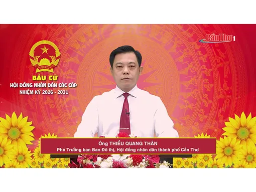 Ông Thiều Quang Thân – Phó Trưởng ban Ban Đô thị, Hội đồng nhân dân thành phố Cần Thơ