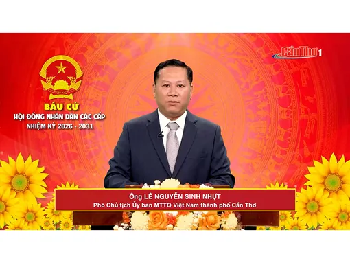 Ông Lê Nguyễn Sinh Nhựt – Phó Chủ tịch Ủy ban MTTQ Việt Nam thành phố Cần Thơ