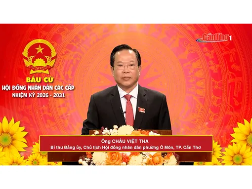 Ông Châu Việt Tha – Bí thư Đảng ủy, Chủ tịch Hội đồng Nhân dân phường Ô Môn, Thành phố Cần Thơ