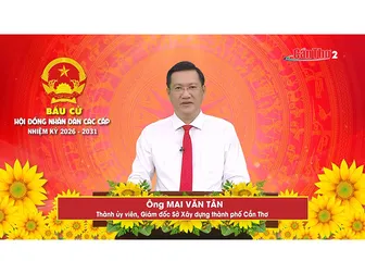 Ông Mai Văn Tân – Thành ủy viên, Giám đốc Sở Xây dựng thành phố Cần Thơ