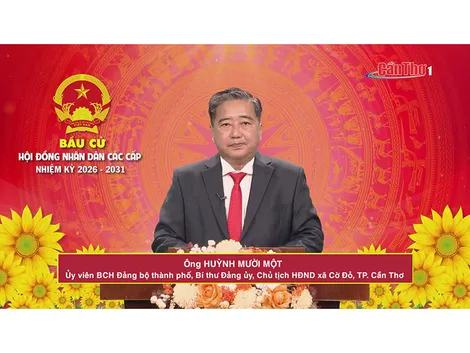 Ông Huỳnh Mười Một – Ủy viên BCH Đảng bộ thành phố, Bí thư Đảng ủy, Chủ tịch HĐND xã Cờ Đỏ, TP. Cần Thơ