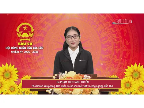 Bà Phạm Thị Thanh Tuyền – Phó Chánh Văn phòng, Ban Quản lý các khu chế xuất và công nghiệp Cần Thơ
