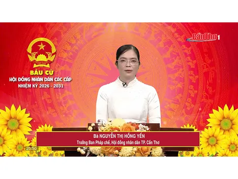 Bà Nguyễn Thị Hồng Yến – Trưởng Ban Pháp chế, Hội đồng nhân dân TP. Cần Thơ