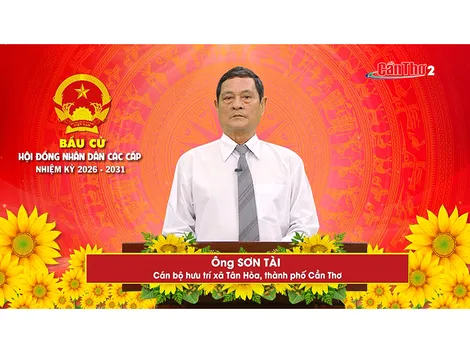 Ông Sơn Tài – Cán bộ hưu trí xã Tân Hòa, thành phố Cần Thơ