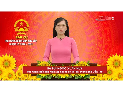 Bà Bùi Ngọc Xuân Huy – Phó Giám đốc Bảo hiểm xã hội cơ sở Vị Tân, thành phố Cần Thơ