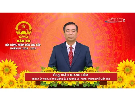 Ông Trần Thanh Liêm – Thành ủy viên, Bí thư Đảng ủy phường Vị Thanh, thành phố Cần Thơ