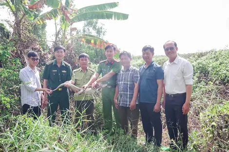 Thả cá thể Kỳ đà vân về môi trường tự nhiên