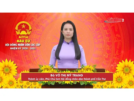 Bà Võ Thị Mỹ Trang – Thành ủy viên, Phó Chủ tịch Hội đồng nhân dân thành phố Cần Thơ