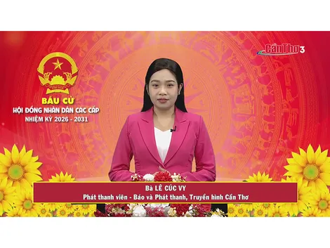 Bà Lê Cúc Vy – Phát thanh viên – Báo và Phát thanh, Truyền hình Cần Thơ