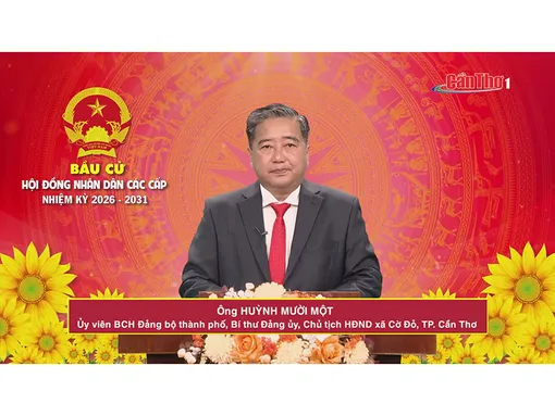 Ông Huỳnh Mười Một – Ủy viên BCH Đảng bộ thành phố, Bí thư Đảng ủy, Chủ tịch HĐND xã Cờ Đỏ, TP. Cần Thơ