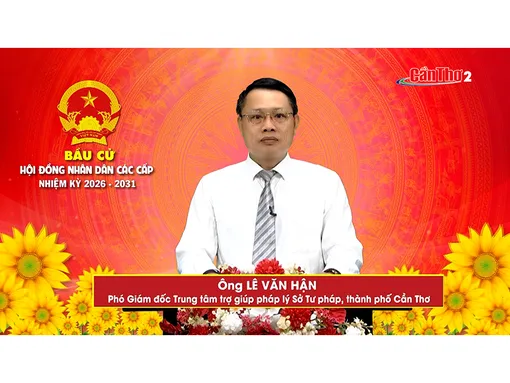 Ông Lê Văn Hận – Phó Giám đốc Trung tâm trợ giúp pháp lý Sở Tư pháp, thành phố Cần Thơ