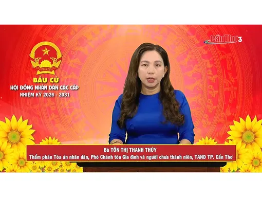 Bà Tôn Thị Thanh Thúy – Thẩm phán Tòa án nhân dân, Phó Chánh tòa Gia đình và người chưa thành niên, TAND thành phố