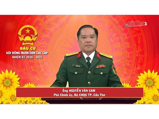 Ông Nguyễn Văn Cam – Phó Chính ủy, Bộ CHQS TP. Cần Thơ