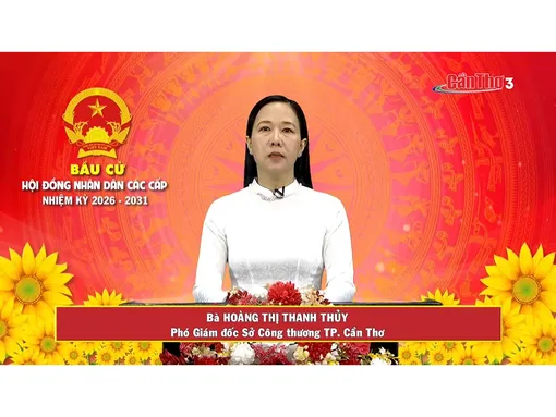 Bà Hoàng Thị Thanh Thủy – Phó Giám đốc Sở Công thương TP. Cần Thơ