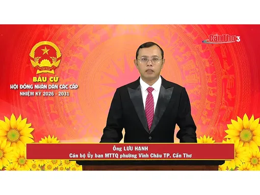 Ông Lưu Hạnh – Cán bộ Ủy ban MTTQ phường Vĩnh Châu, TP. Cần Thơ