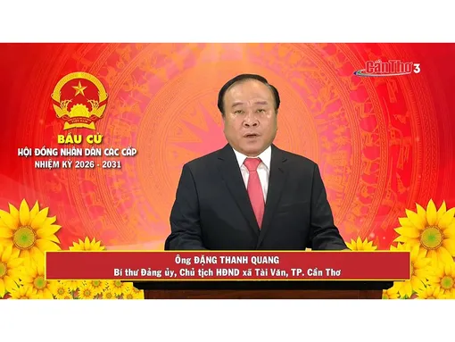 Ông Đặng Thanh Quang – Bí thư Đảng ủy, Chủ tịch HĐND xã Tài Văn, TP. Cần Thơ